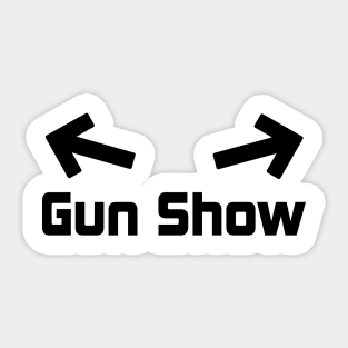 Gun Show Design Sticker